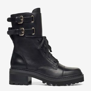 New with tags DKNY combat boots size 7.5